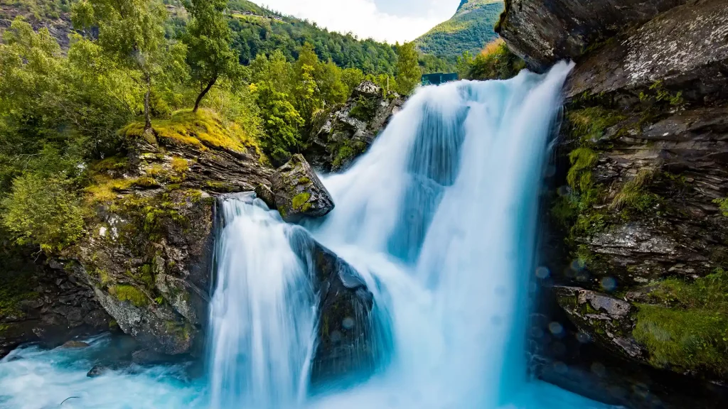 Wasserfall lange Belichtungszeit